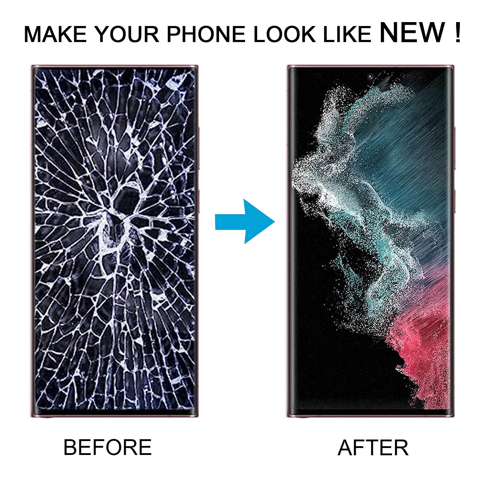 Samsung Galaxy S22 Ultra 5G Silver Screen Replacement - Image 7