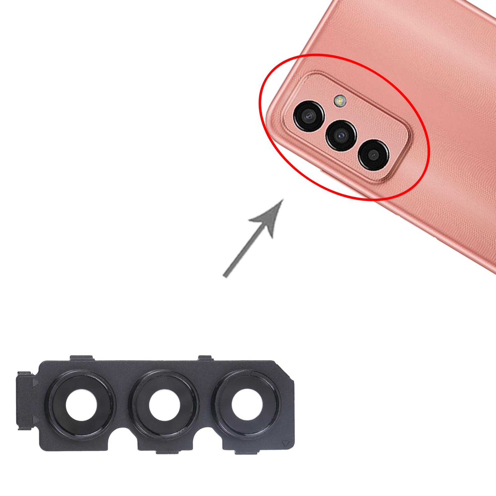Samsung Galaxy A13 SM-A135F Camera Lens Cover Replacement - Image 3
