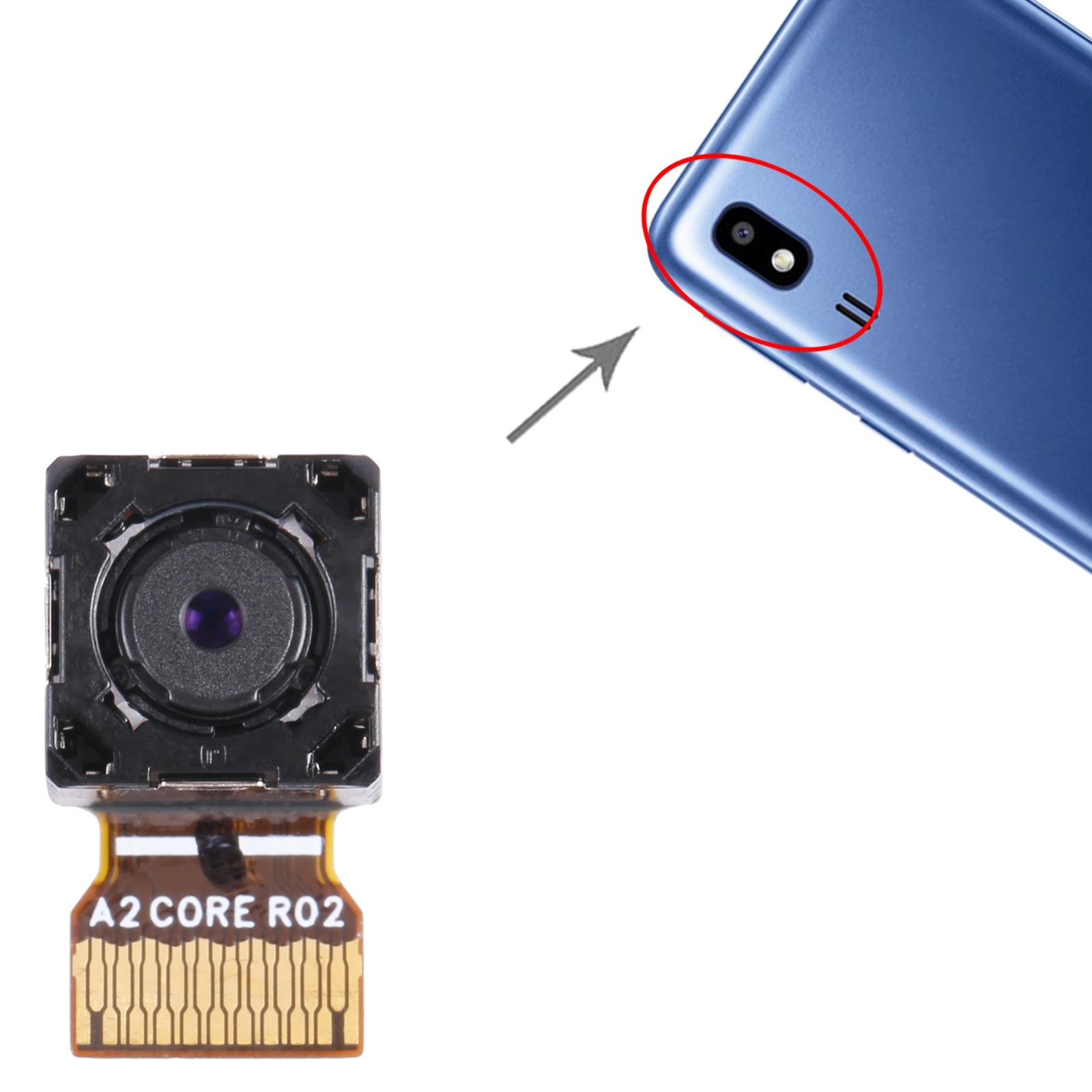 Samsung Galaxy A2 Core Back Camera Replacement - Image 4