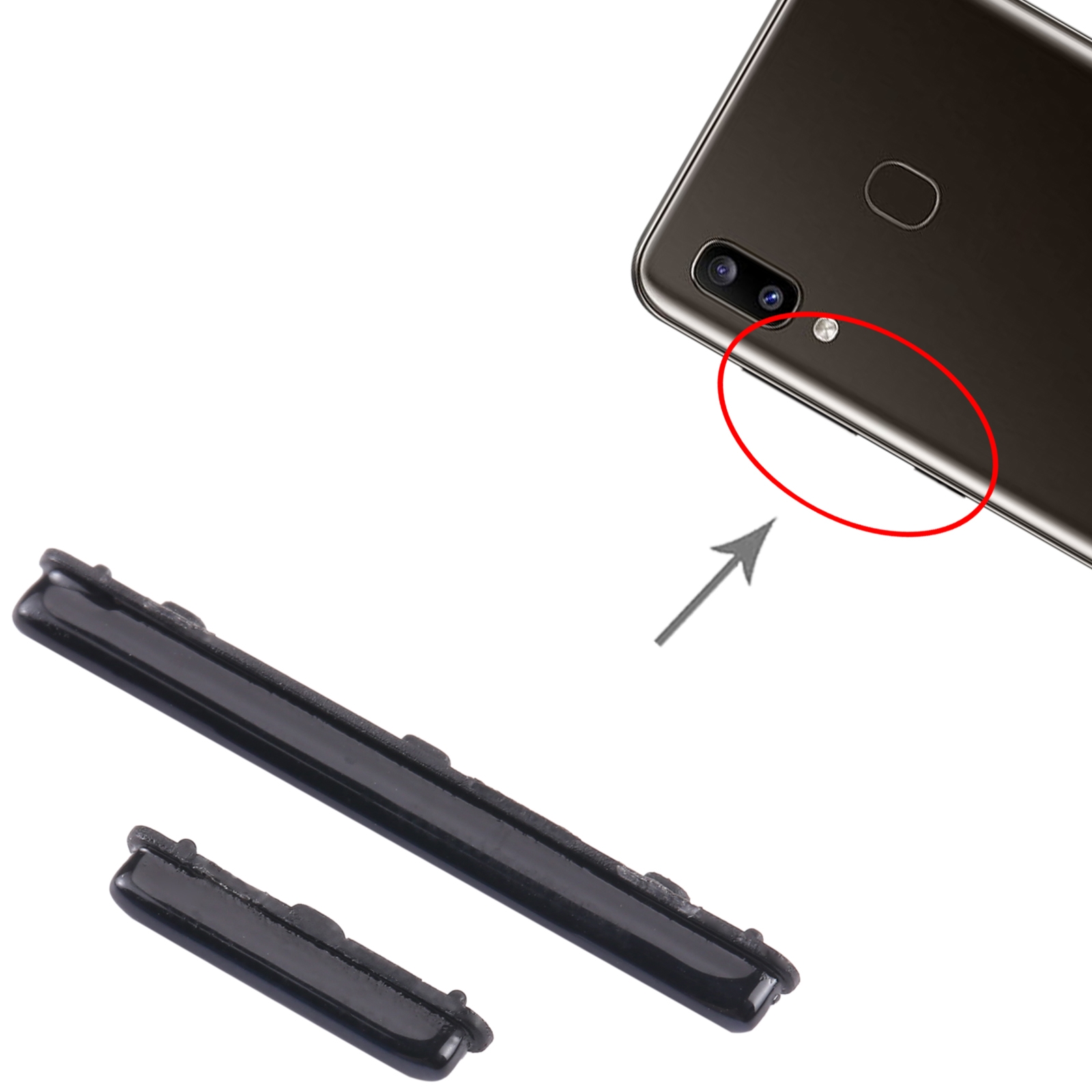 Samsung Galaxy A40 SM-A405 Black Power Volume Button Replacement - Image 3