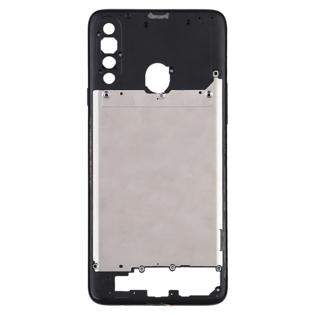 Samsung Galaxy A20s black middle frame bezel