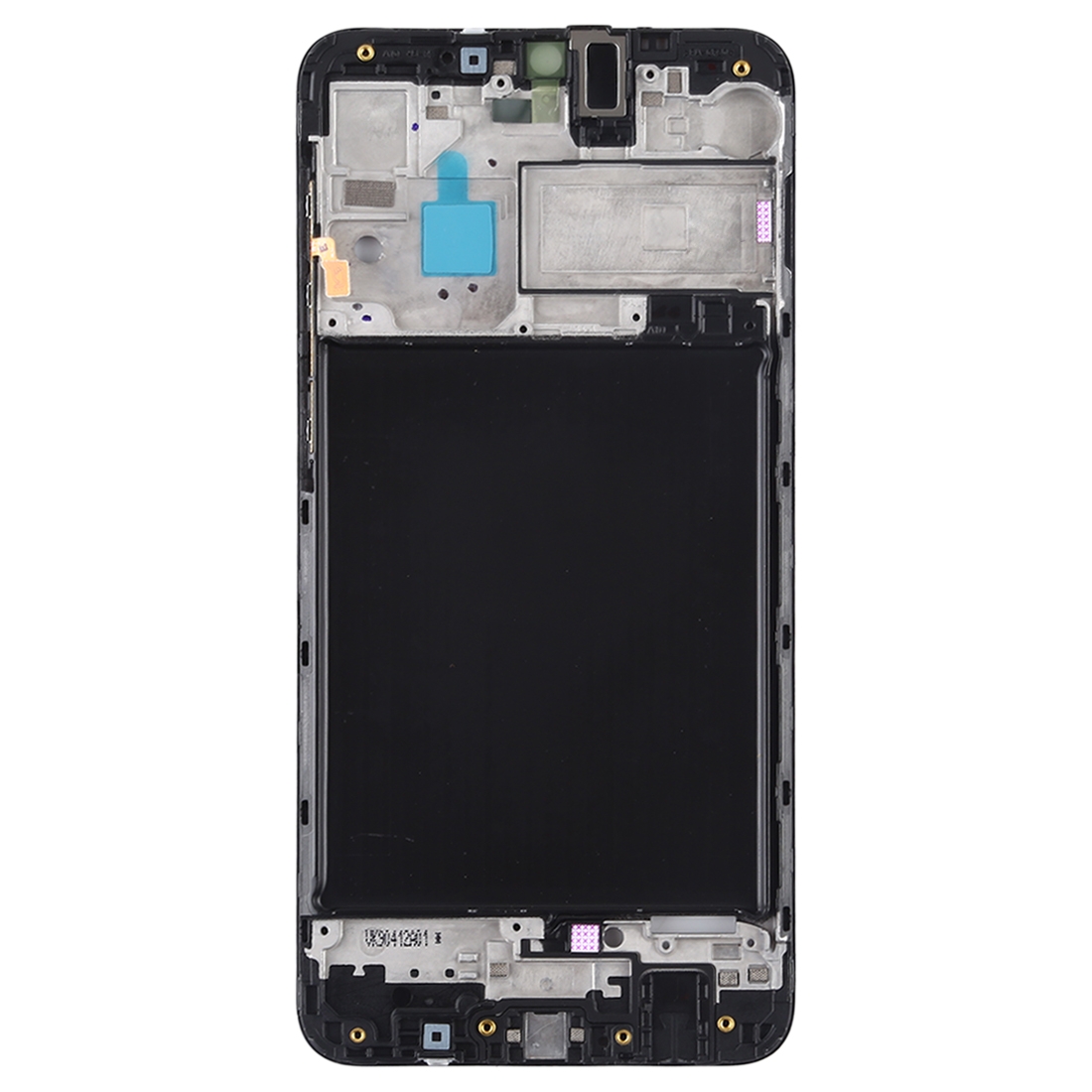 Samsung Galaxy A10 front housing frame black