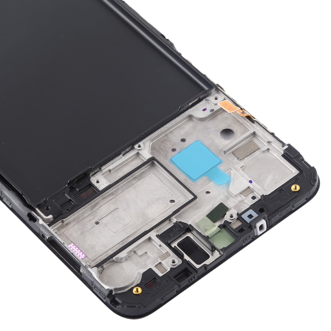 Samsung Galaxy A10 Black Front Housing Frame Replacement - Image 3