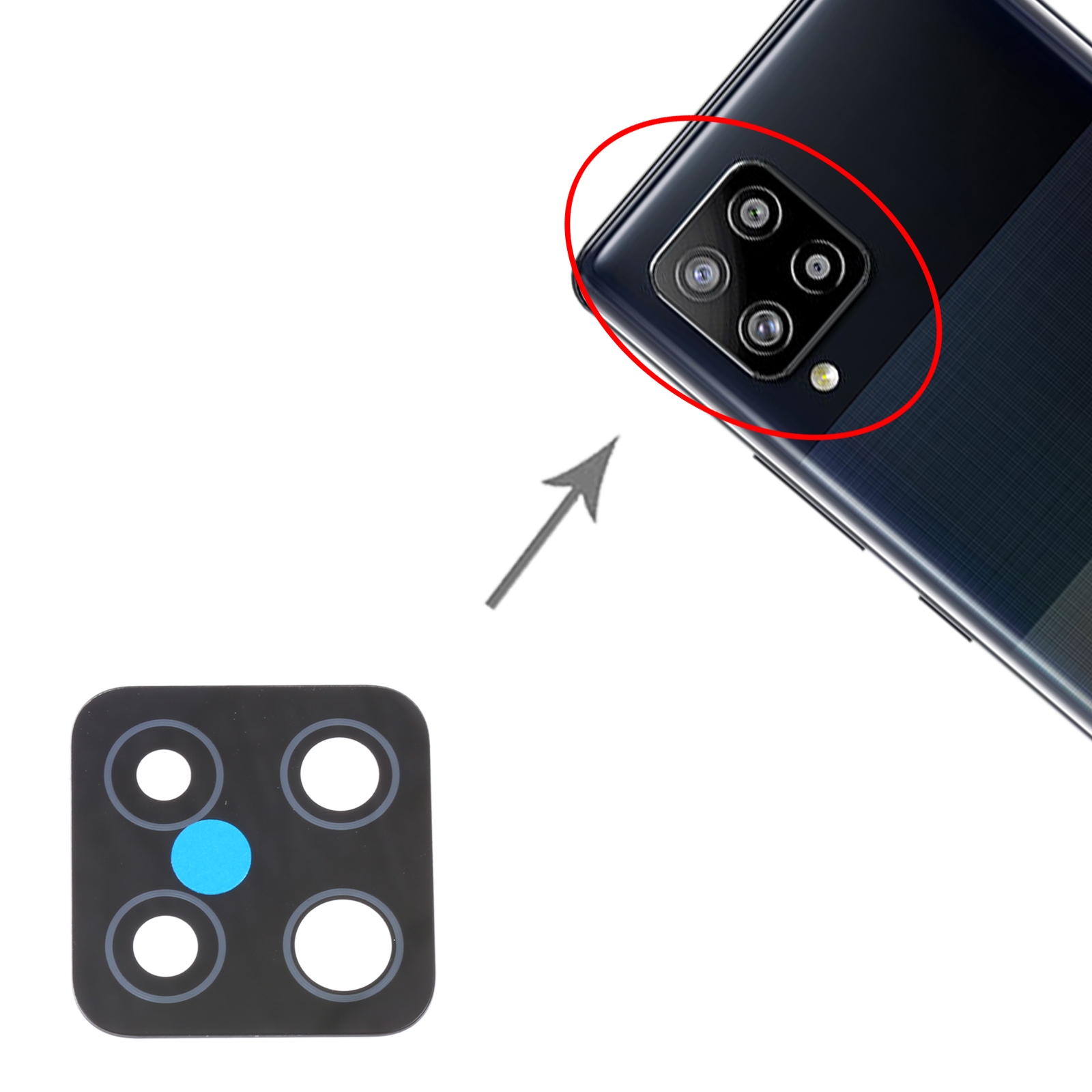 Samsung Galaxy A42 SM-A425 Back Camera Lens Replacement - Image 3