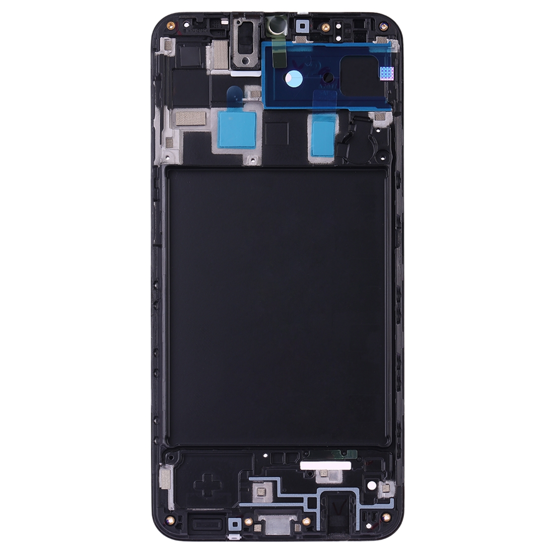 Samsung Galaxy A20 front housing frame black