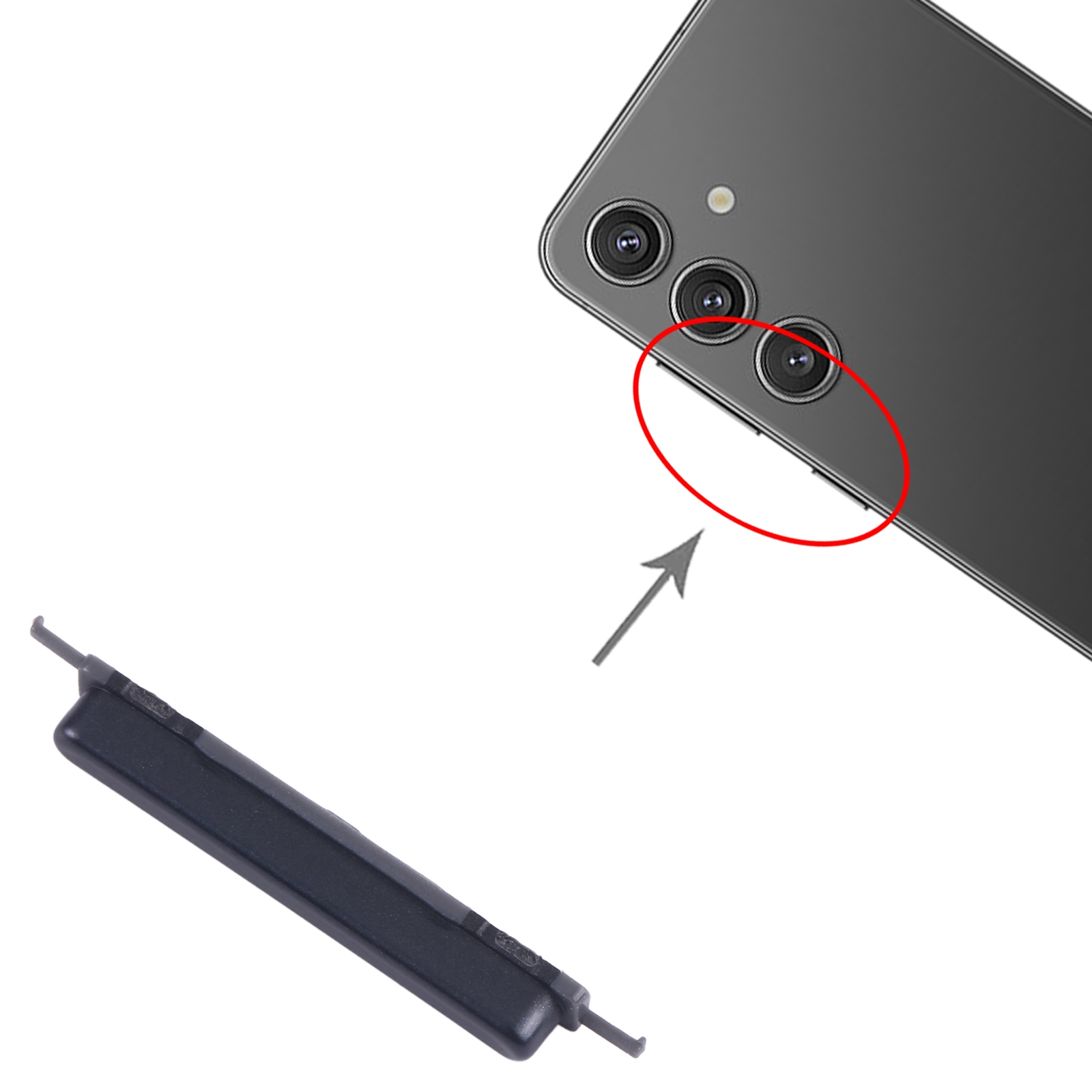 Samsung Galaxy A24 SM-A255F Black Power Button Replacement - Image 4