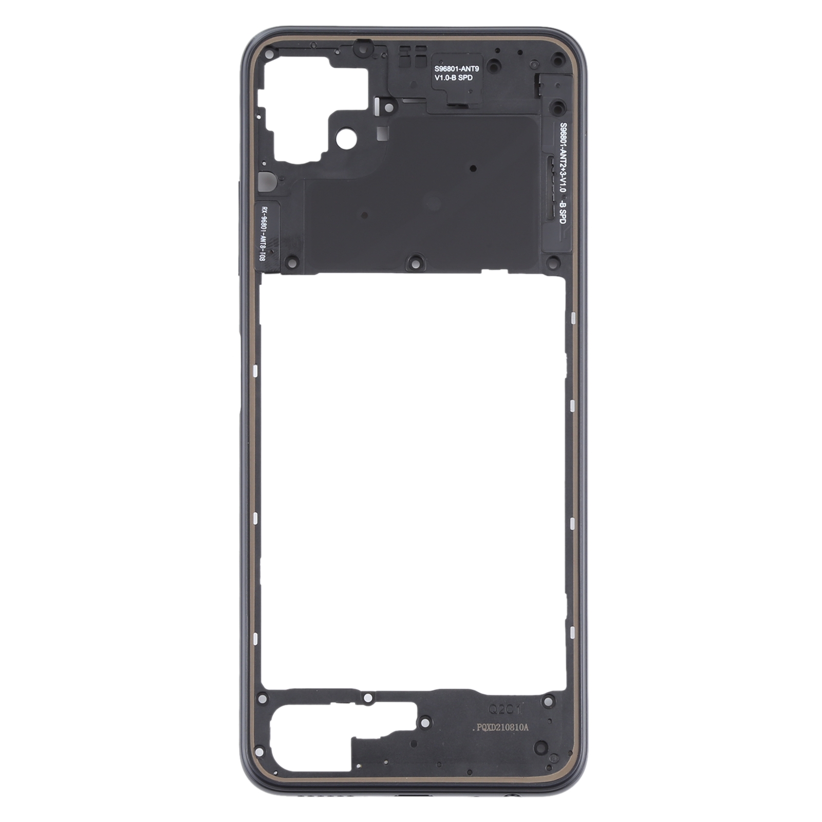 Samsung Galaxy A22 5G Black Middle Frame Replacement - Image 2