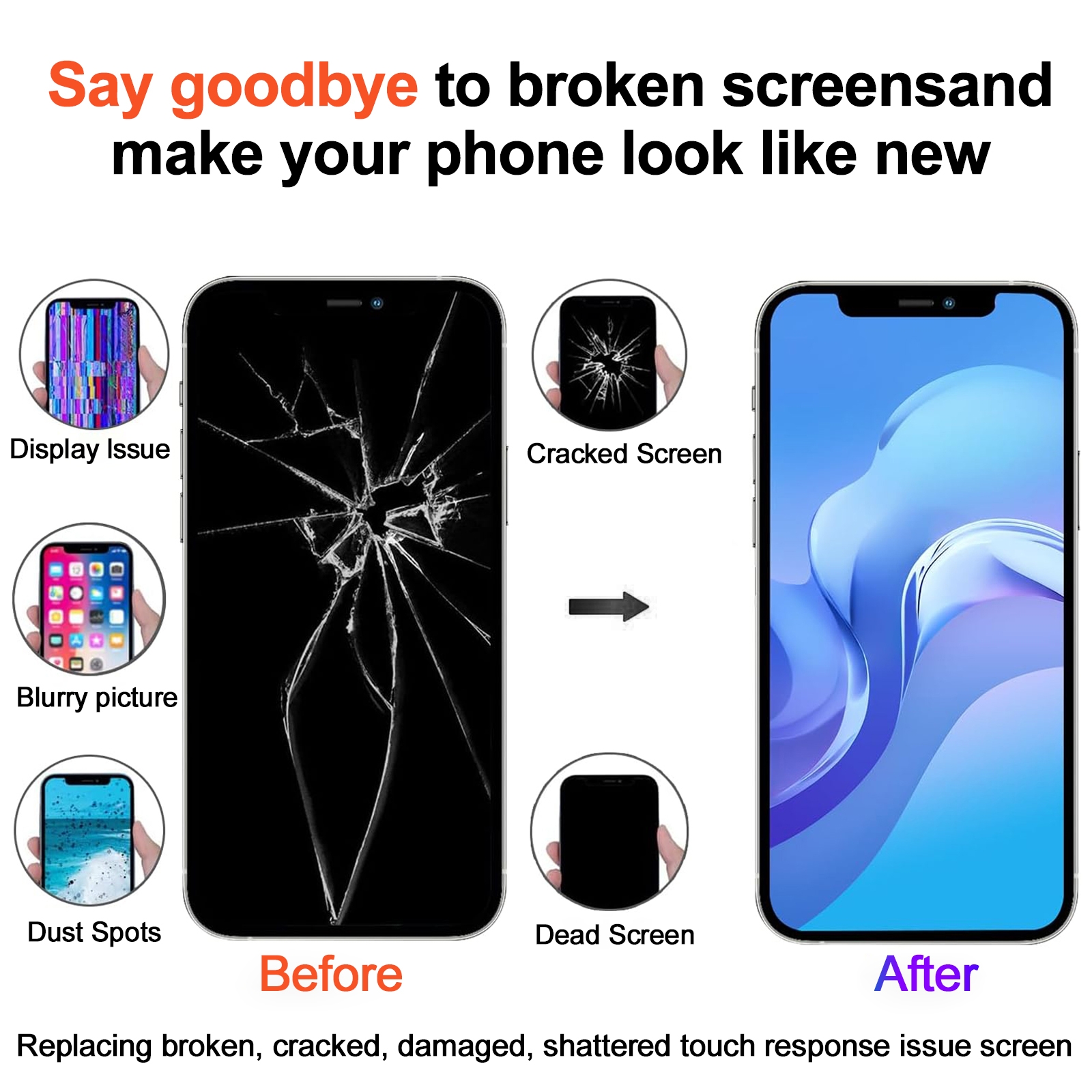RJ inell iPhone 14 LCD Screen Replacement - Image 7