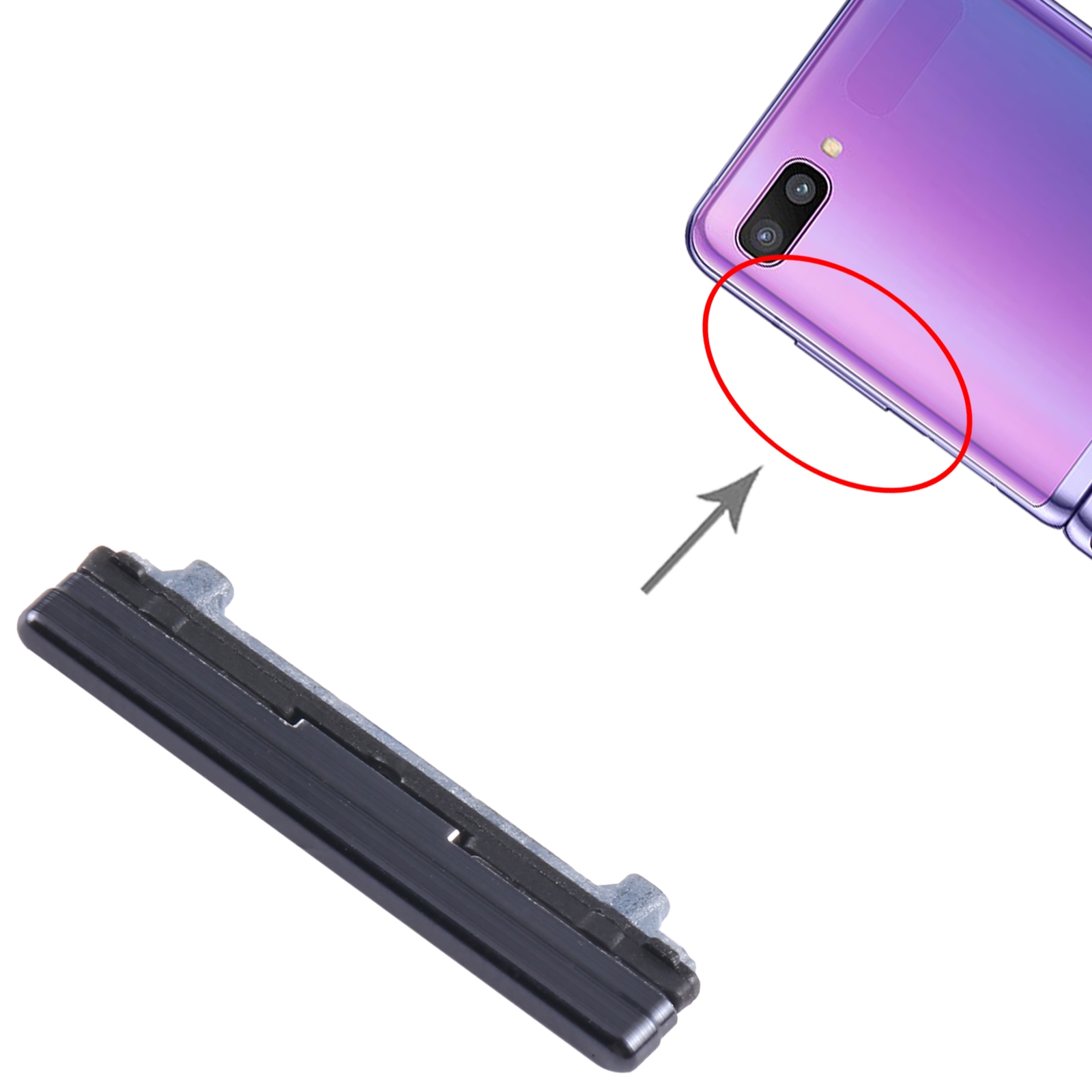 Samsung Galaxy Z Flip 5G SM-F707 Volume Button Replacement - Image 4