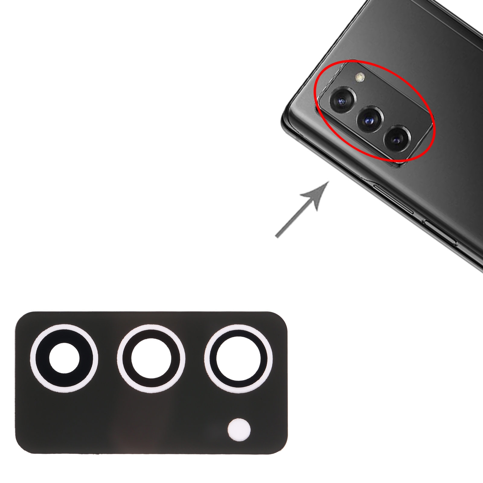 Samsung Galaxy Z Fold2 5G Back Camera Lens Replacement - Image 4