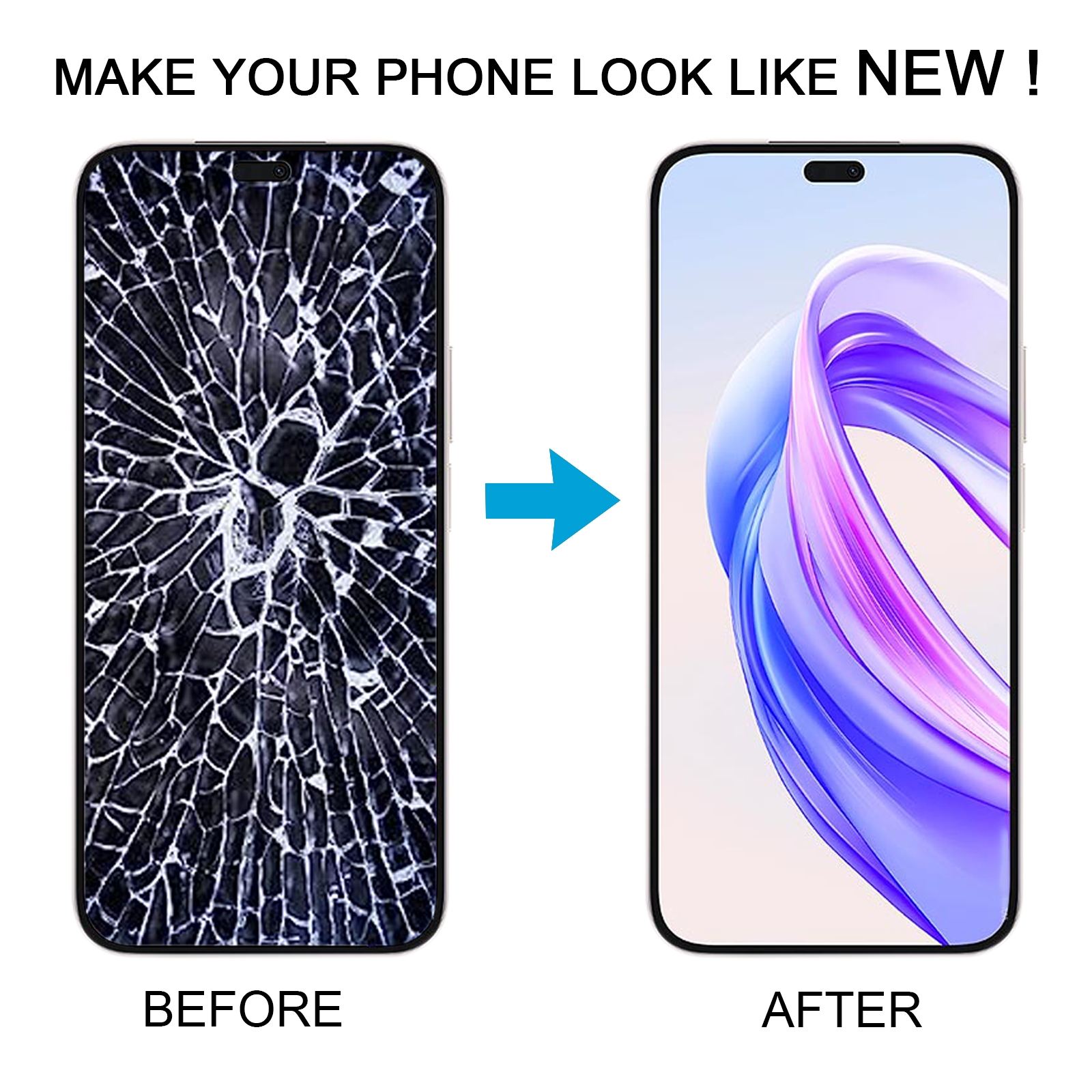 Honor X50i+ LCD Screen with Digitizer Replacement - Image 5