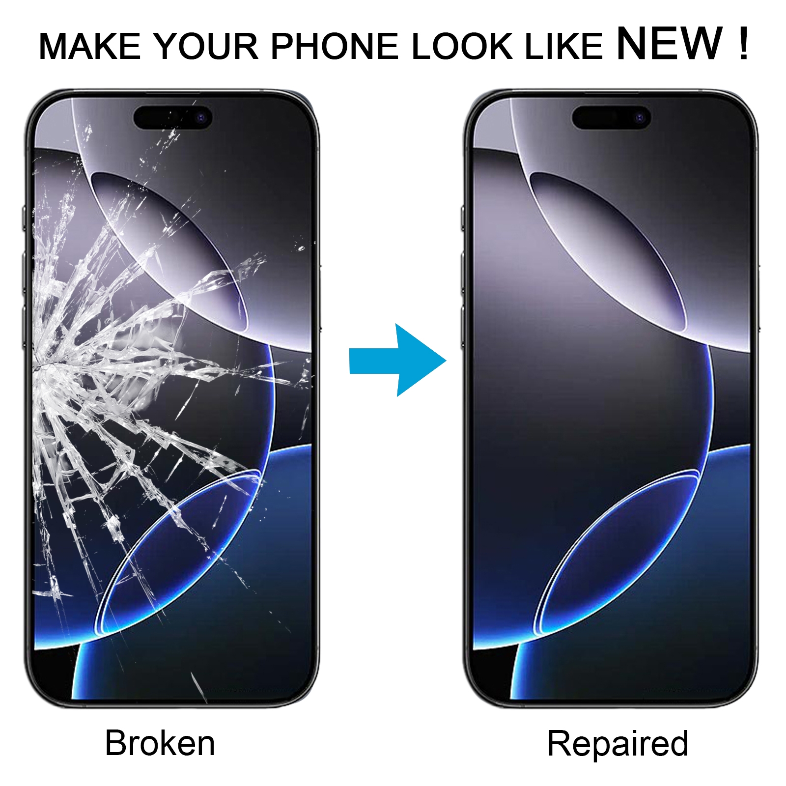 iPhone 16 Pro Max Front Screen Outer Glass Lens Replacement - Image 5