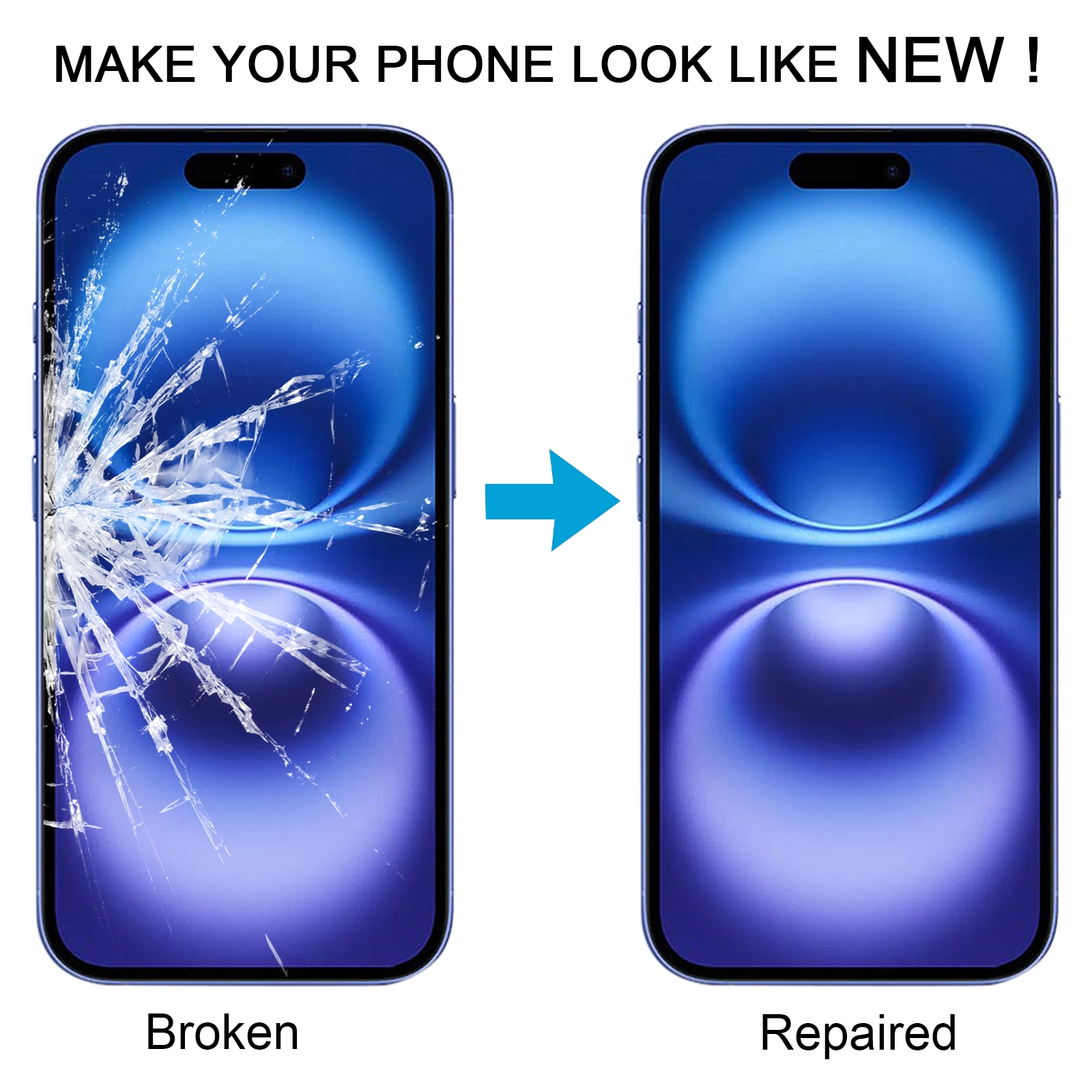 iPhone 16 Front Screen Outer Glass Lens Replacement - Image 5