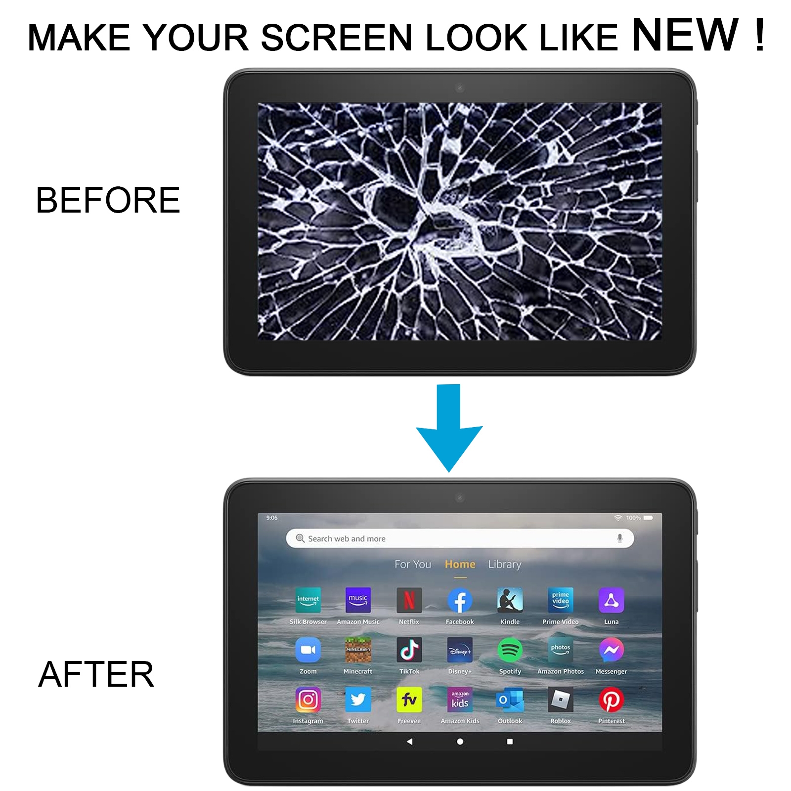Amazon Kindle Fire 7 2022 LCD Screen Replacement - Image 5