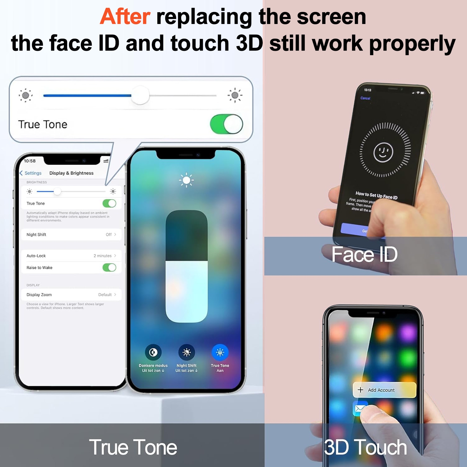 iPhone 13 Pro Max RJ Incell LCD Screen Replacement - Image 8