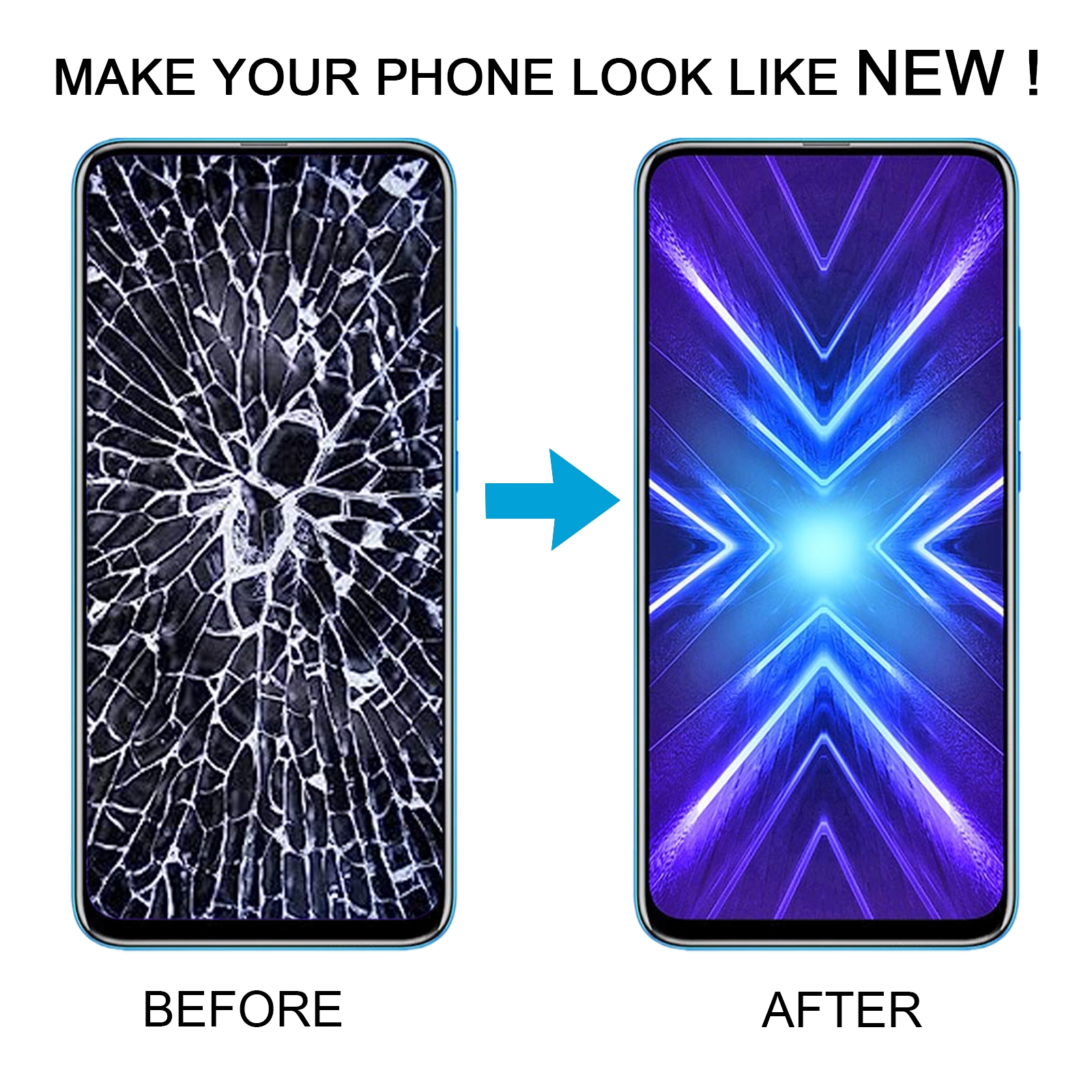 Honor 9X LCD Screen with Digitizer Full Assembly Replacement - Image 5