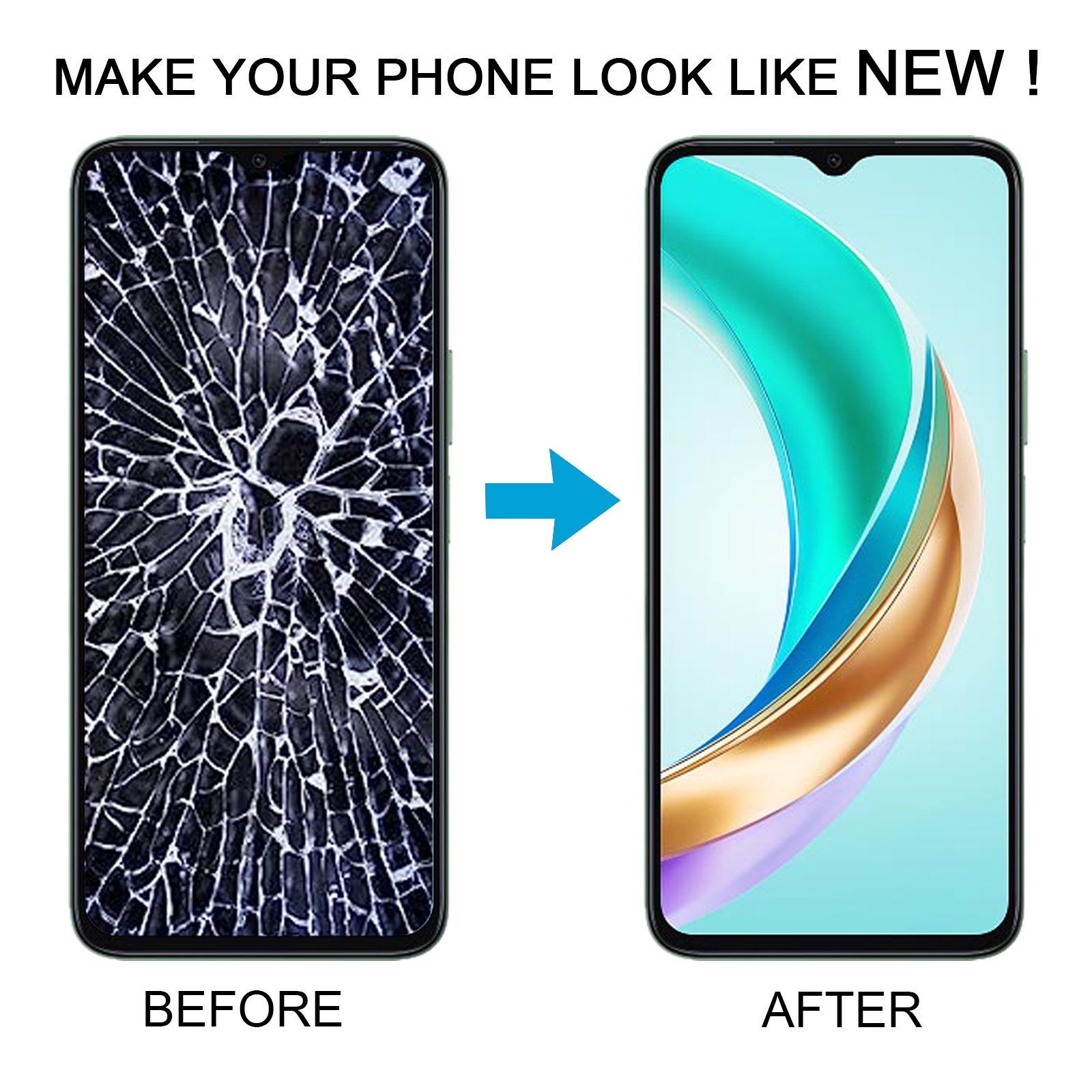 Honor X6b LCD Screen with Digitizer Full Assembly Replacement - Image 5