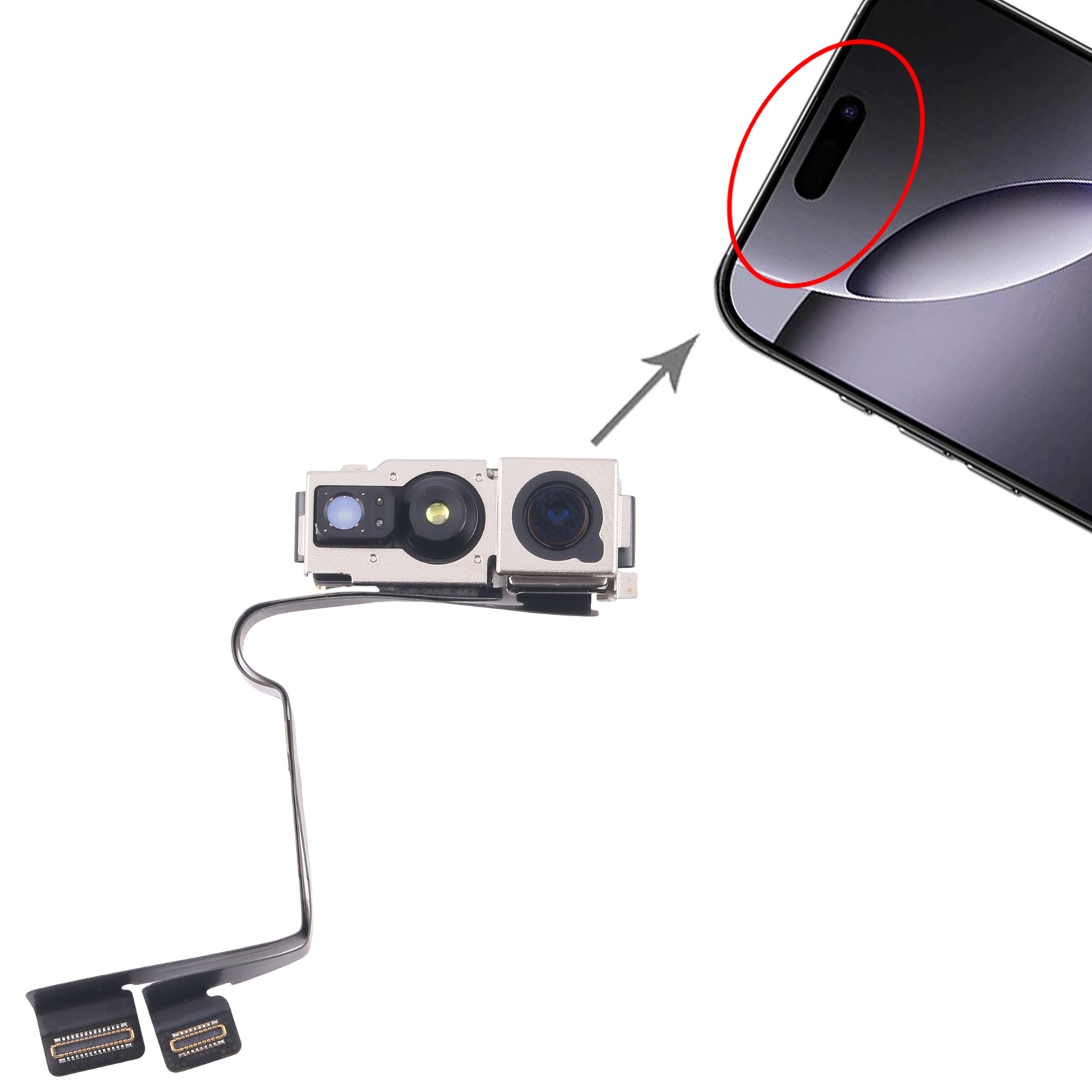 iPhone 16 Pro Max Front Camera Replacement - Image 4