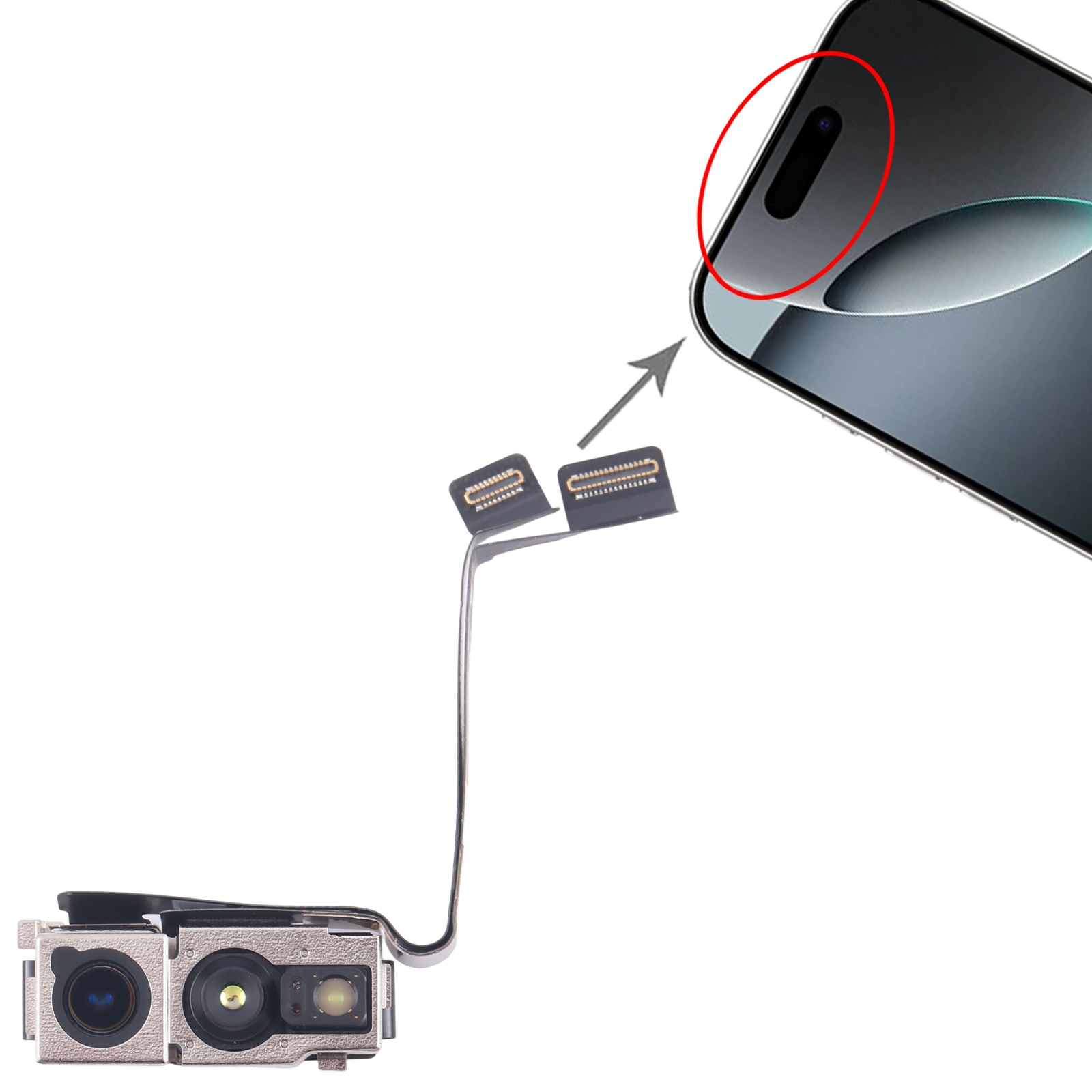 iPhone 16 Pro Front Camera Replacement - Image 4
