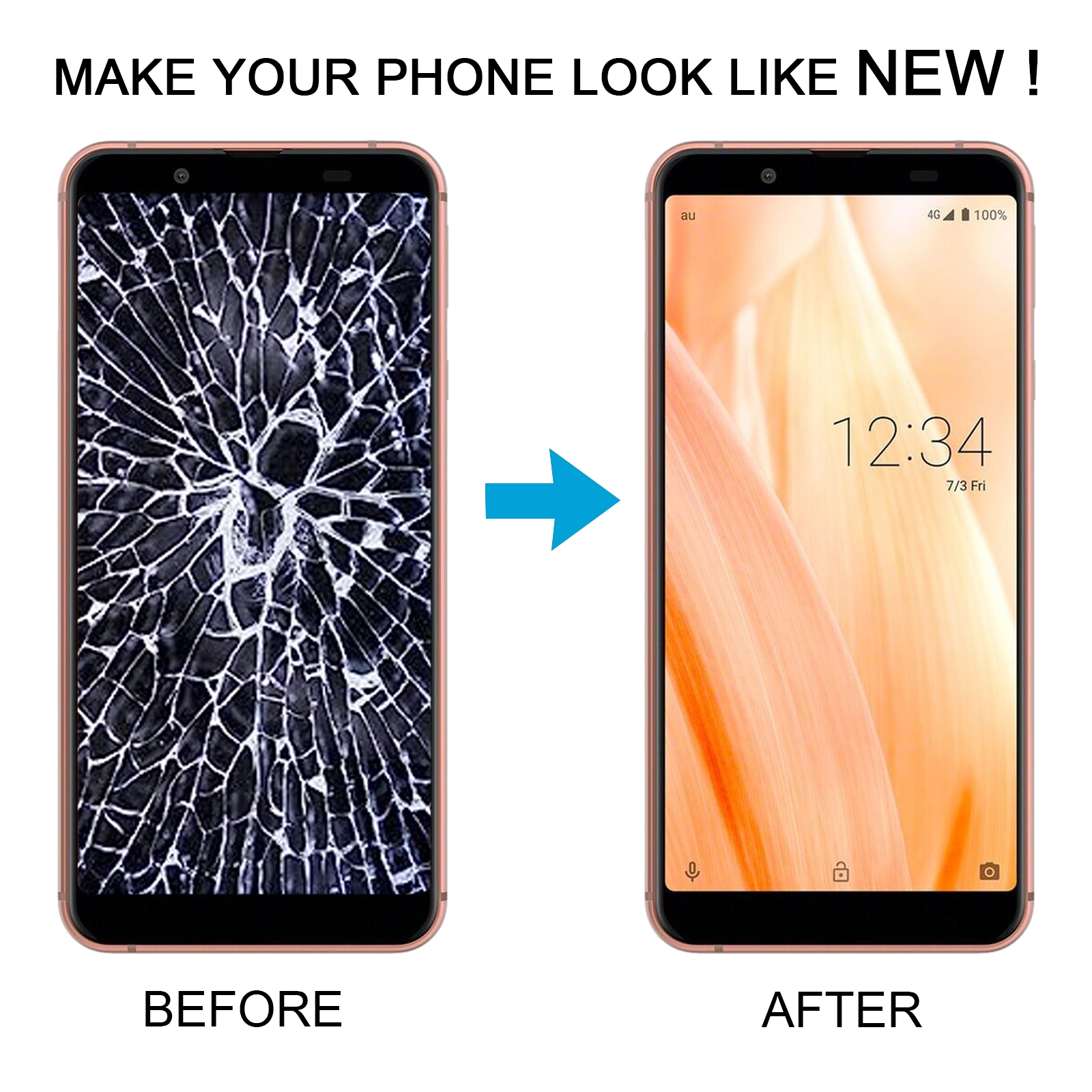 Sharp Aquos Sense3 Basic LCD Screen Replacement - Image 5