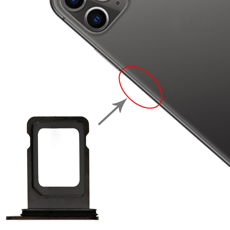iPhone 11 Pro Max Space Gray SIM Card Tray Replacement - Image 3