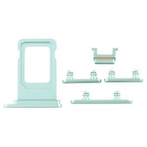 iPhone 11 green SIM card tray and side key