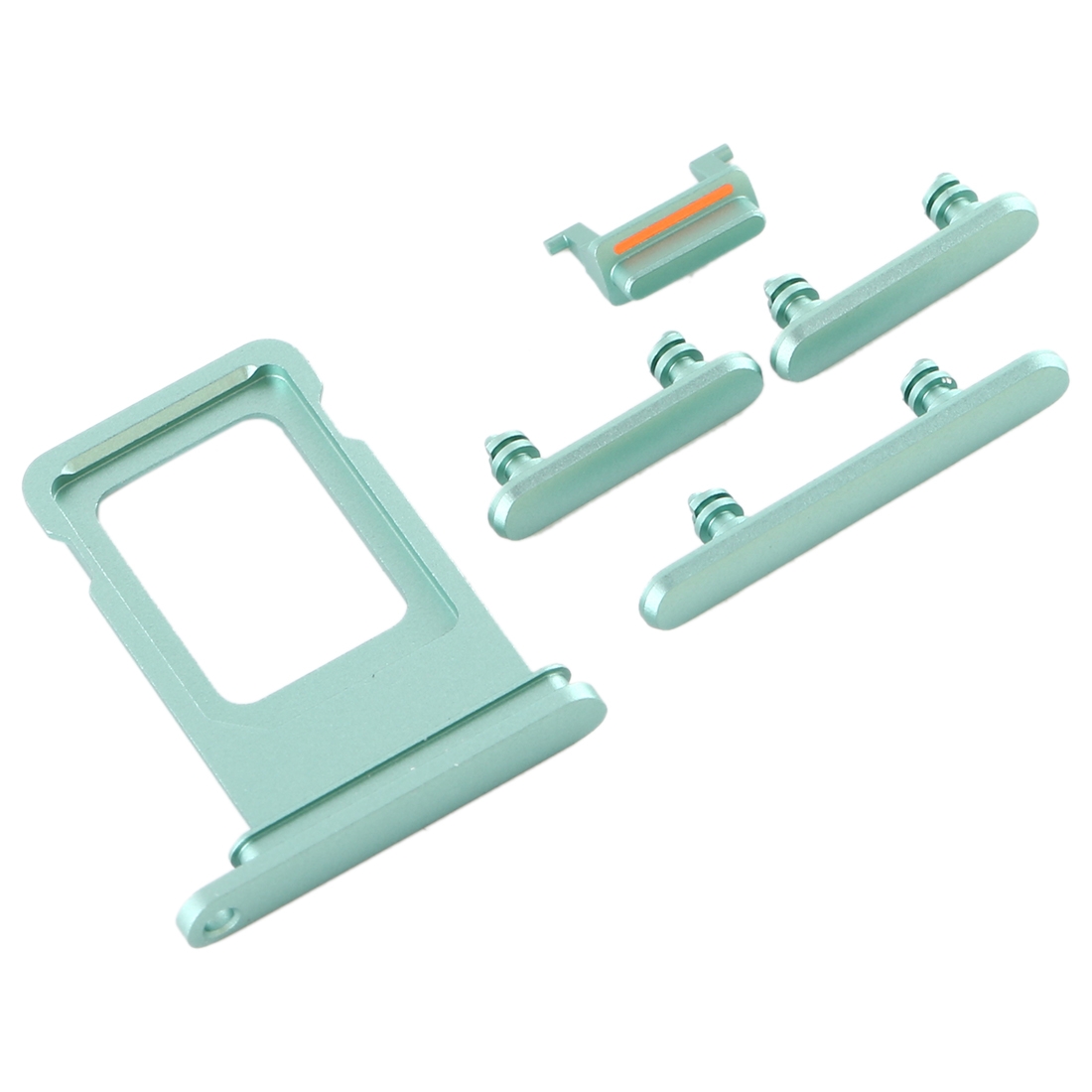iPhone 11 Green SIM Card Tray and Side Key Replacement - Image 2