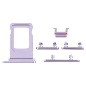 iPhone 11 purple SIM card tray and side key