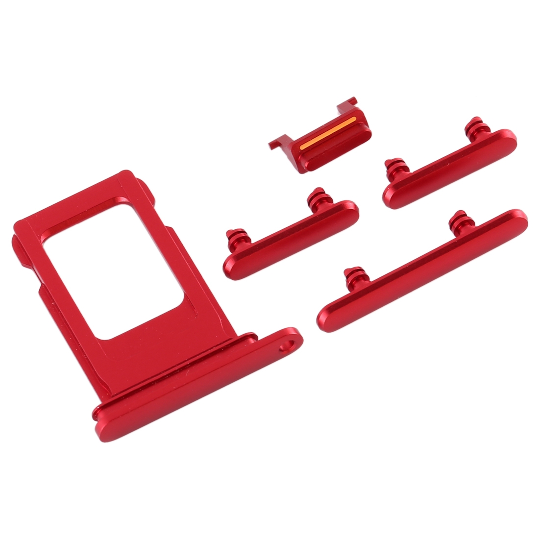 iPhone 11 Red SIM Card Tray and Side Key Replacement - Image 3