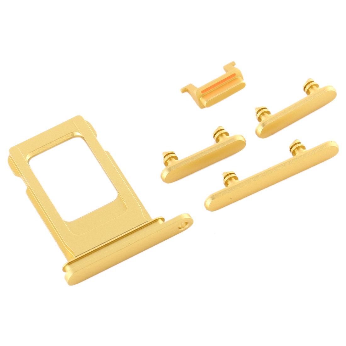 iPhone 11 Yellow SIM Card Tray Side Key Replacement - Image 3