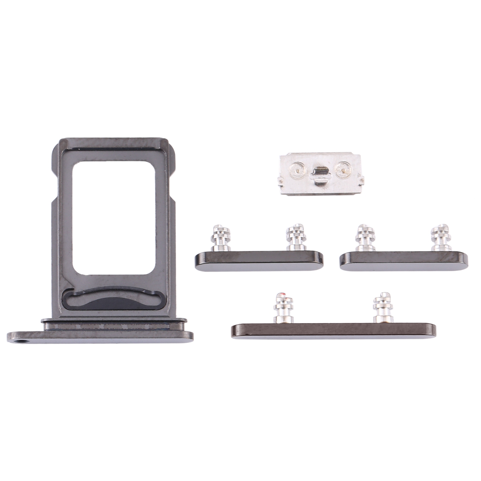 iPhone 12 Pro graphite SIM card tray and side keys