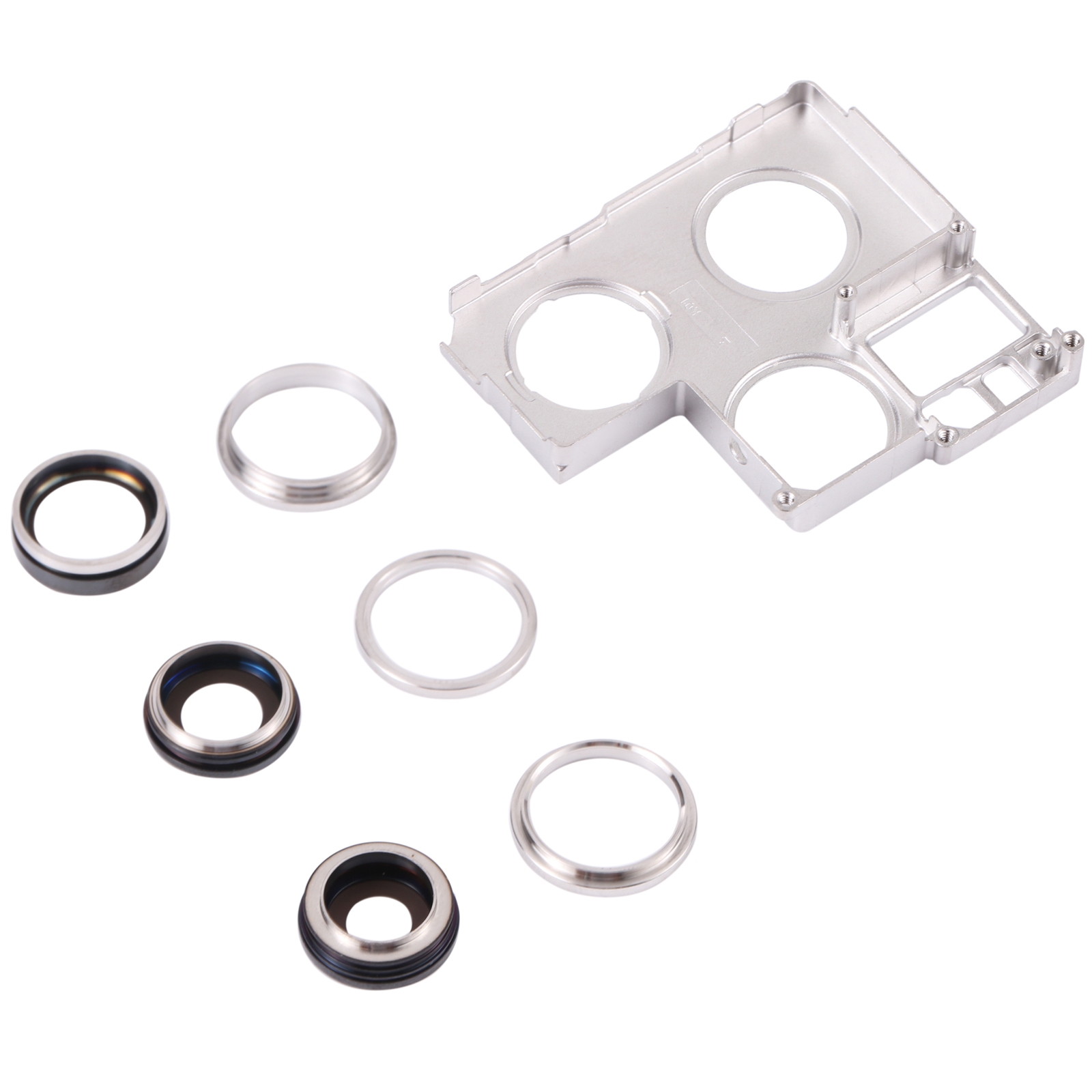 iPhone 13 Pro Silver Camera Lens Cover Replacement - Image 2