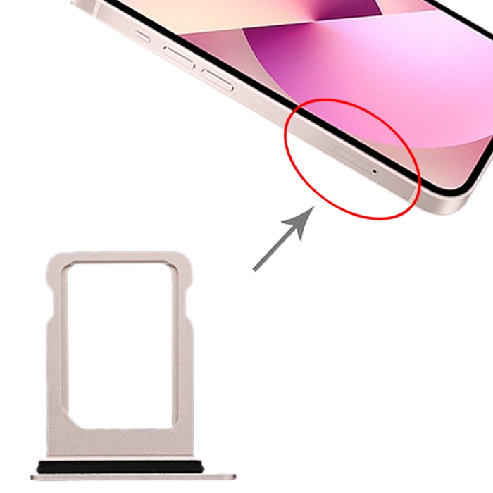 iPhone 13 mini gold SIM card tray replacement