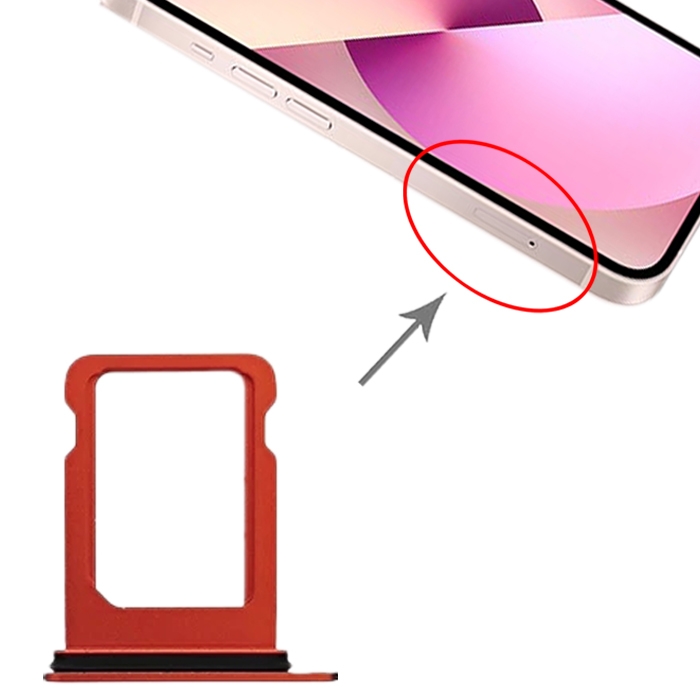 iPhone 13 mini red SIM card tray replacement