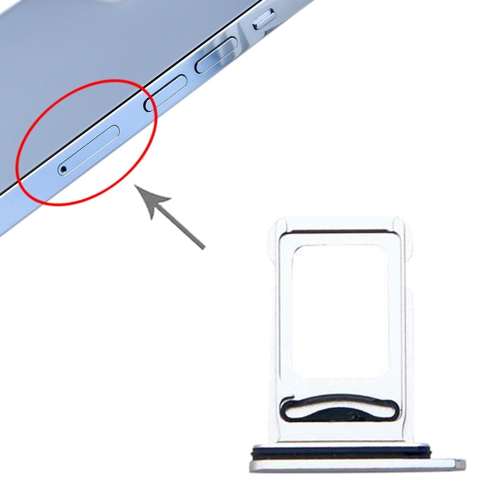 iPhone 13 Pro Max SIM card tray silver