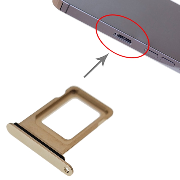 iPhone 13 Pro Gold SIM card tray replacement