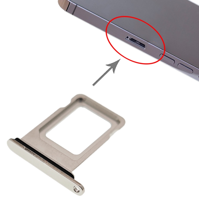 iPhone 13 Pro SIM card tray silver