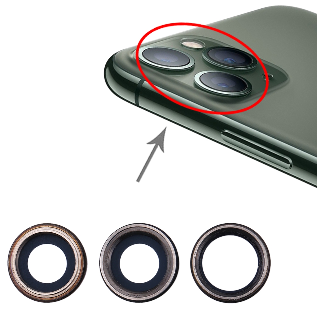 iPhone 11 Pro Max Camera Lens Cover Replacement - Image 4