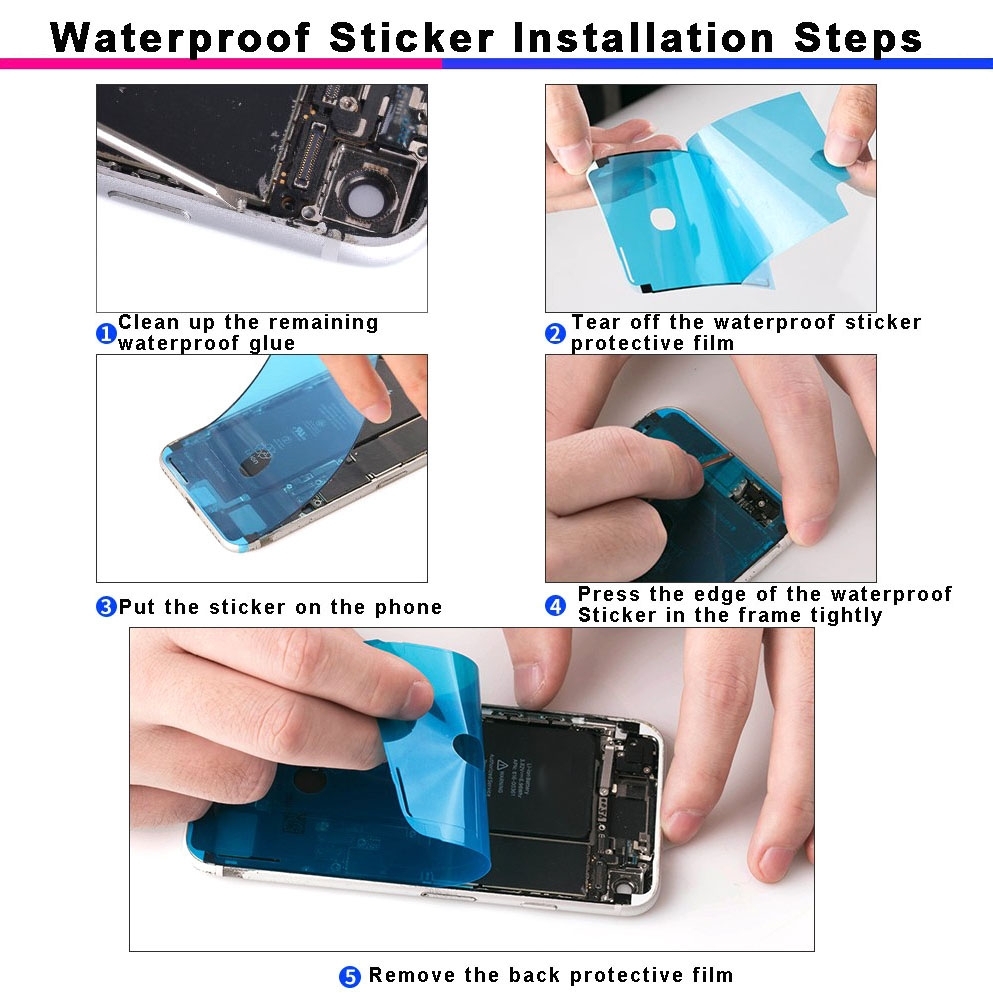 iPhone 12 Mini Front Housing Adhesive Replacement 10 PCS - Image 5