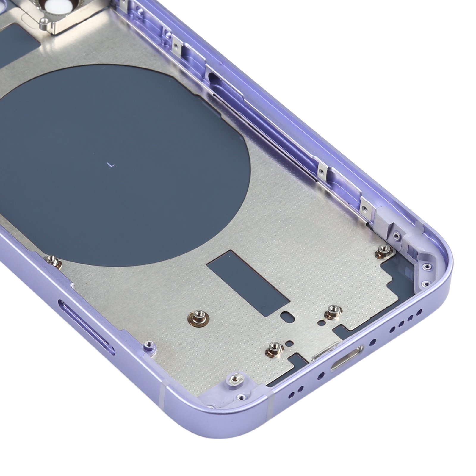 iPhone 12 mini Purple Back Housing Cover Replacement - Image 4
