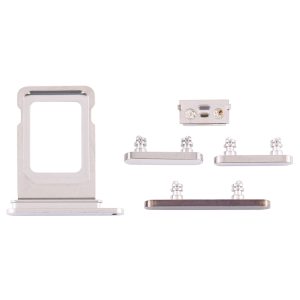 iPhone 12 Pro Max white side keys and SIM tray