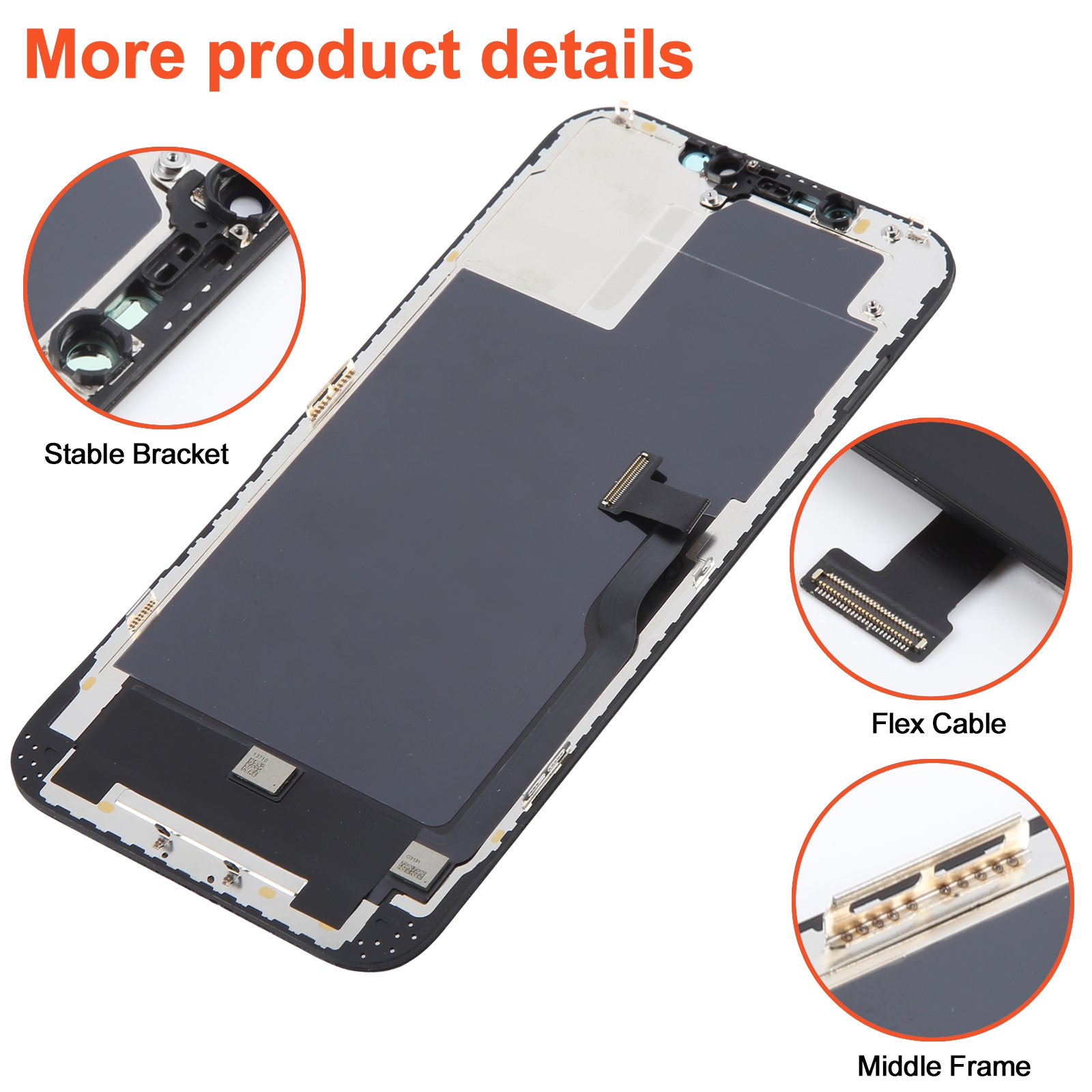 RJ Incell Screen LCD Screen iPhone 12 Pro Max Replacement - Image 2