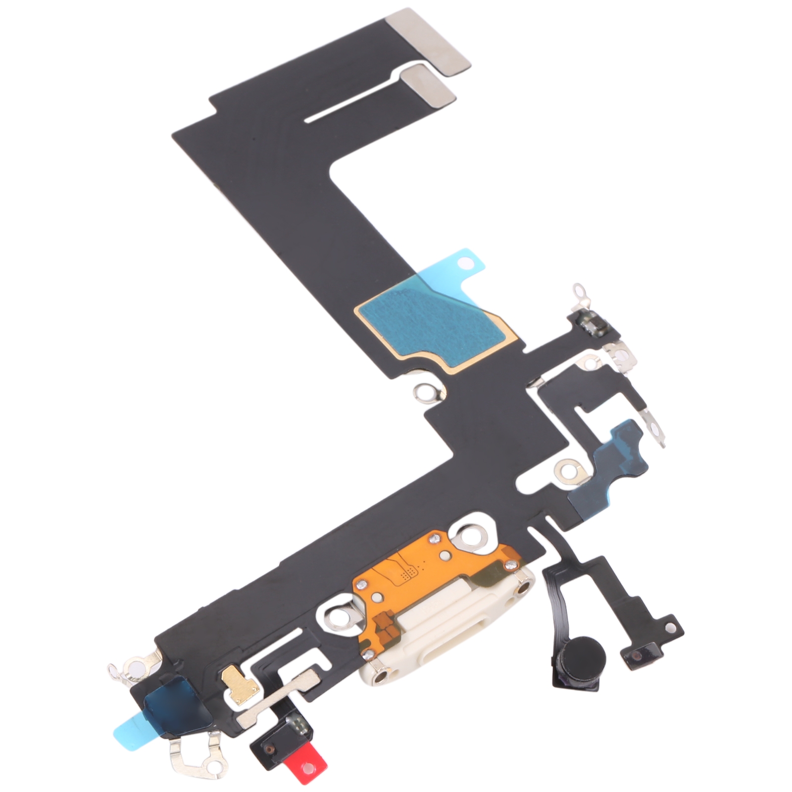 iPhone 13 mini White Charging Port Flex Cable Replacement - Image 2