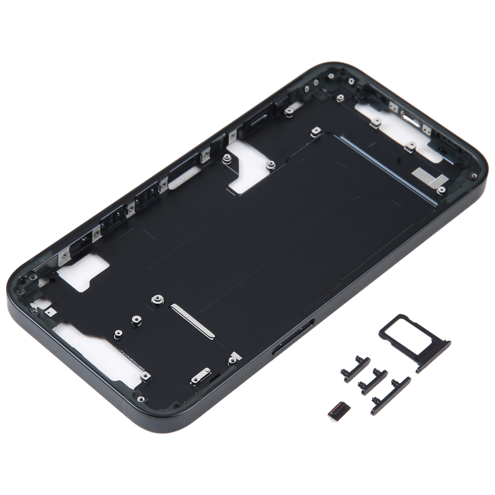 iPhone 14 Black Middle Frame with Side Keys Replacement - Image 4