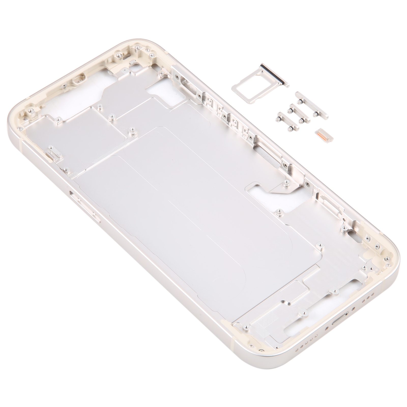 iPhone 14 Gold Middle Frame with Side Keys Replacement - Image 3