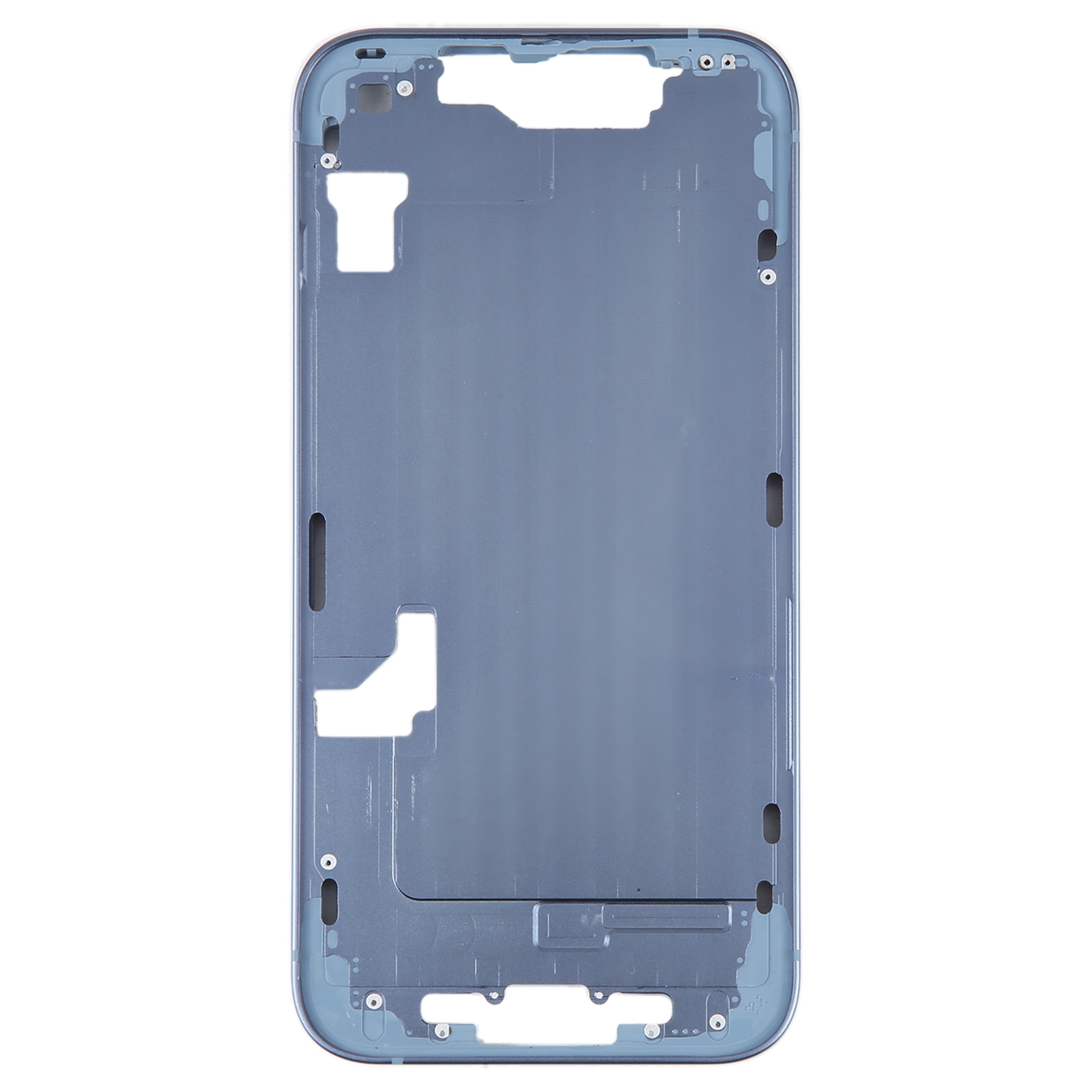 iPhone 14 Blue Middle Frame with Side Keys Replacement - Image 2