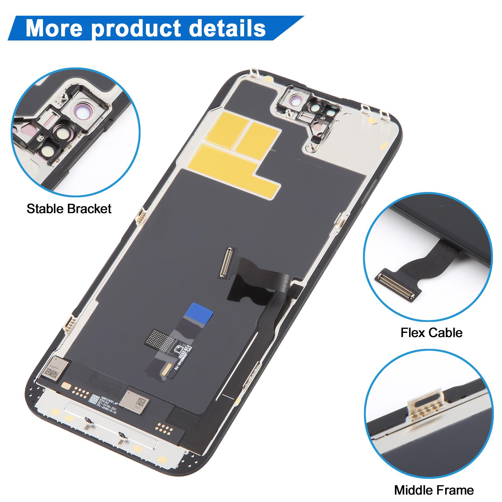 JK Soft iPhone 14 Pro OLED Screen Replacement - Image 2