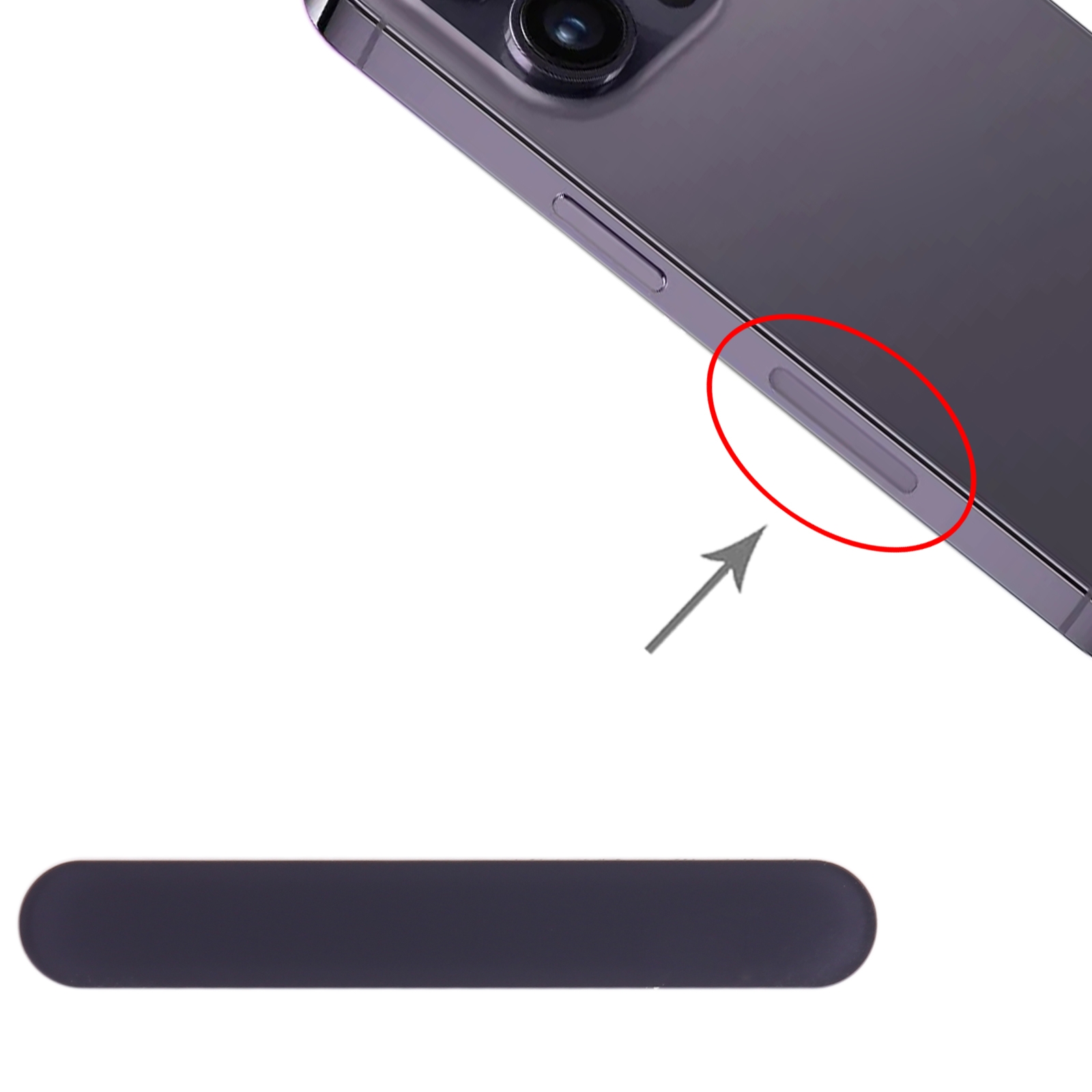 iPhone 14 Pro Max Purple Antenna Glass Plate Replacement - Image 3
