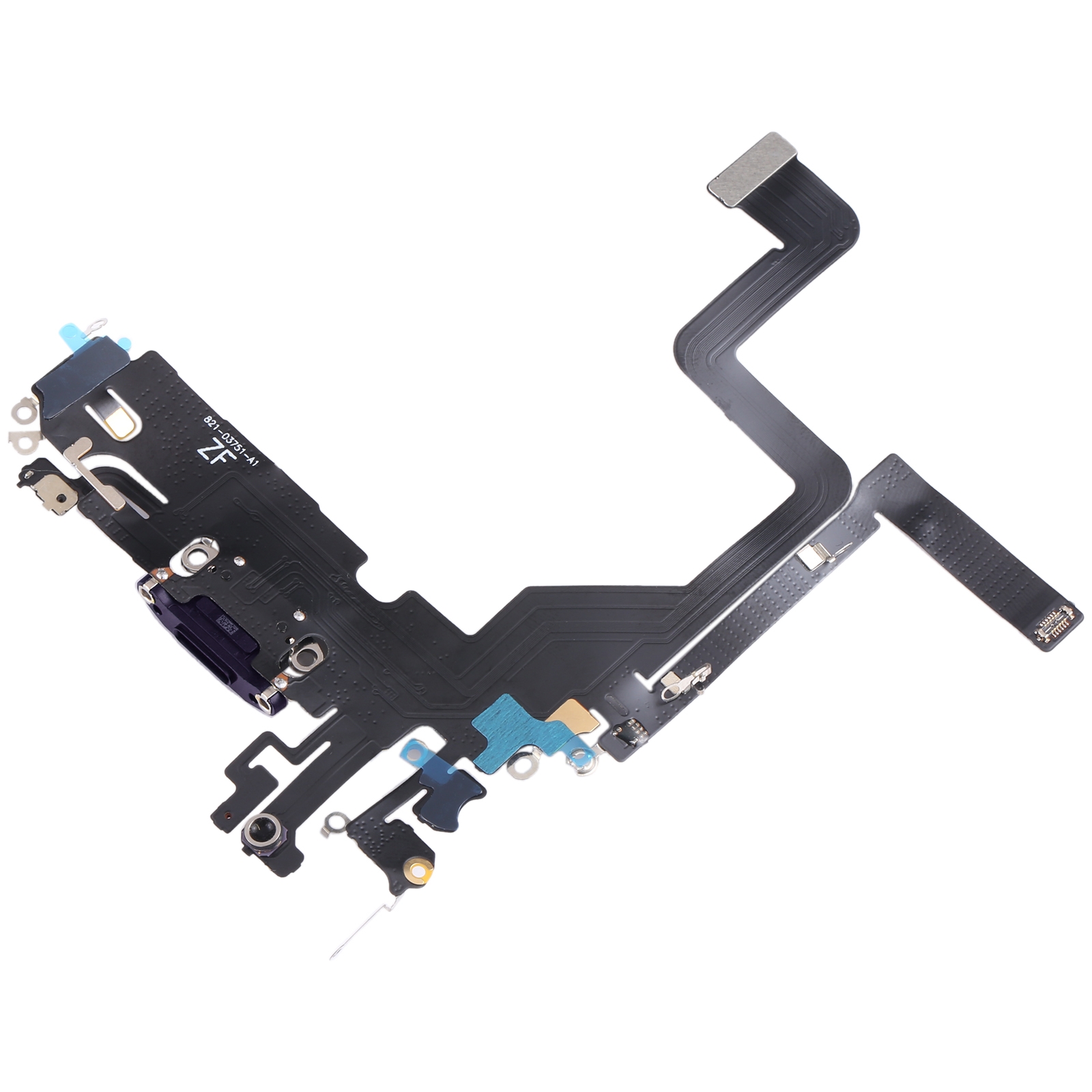 iPhone 14 Pro Purple Charging Port Flex Cable Replacement - Image 2