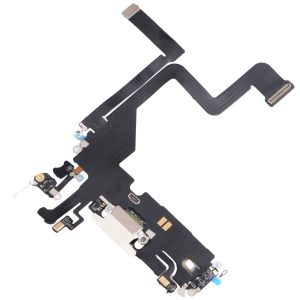 iPhone 14 Pro white charging port flex cable